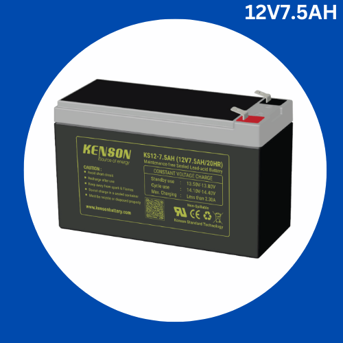 12V7.5AH-BLACK & GRAY