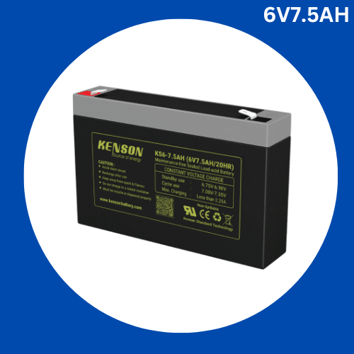 6V7.5AH-BLACK & GRAY